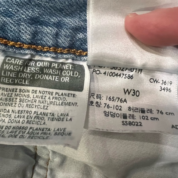 Levi’s 501 denim cutoff shorts size 30 waist - Picture 15 of 16